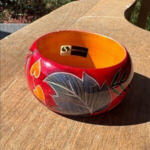 Colorful Wooden Bangle